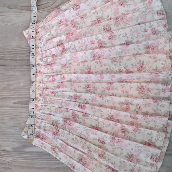 Floral Liz Sport tennis pleated skirt pink and white - Picture 5 of 8